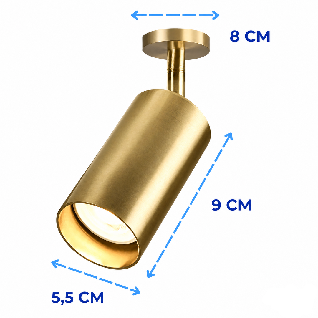 Spot Direcionável Aurum Gold