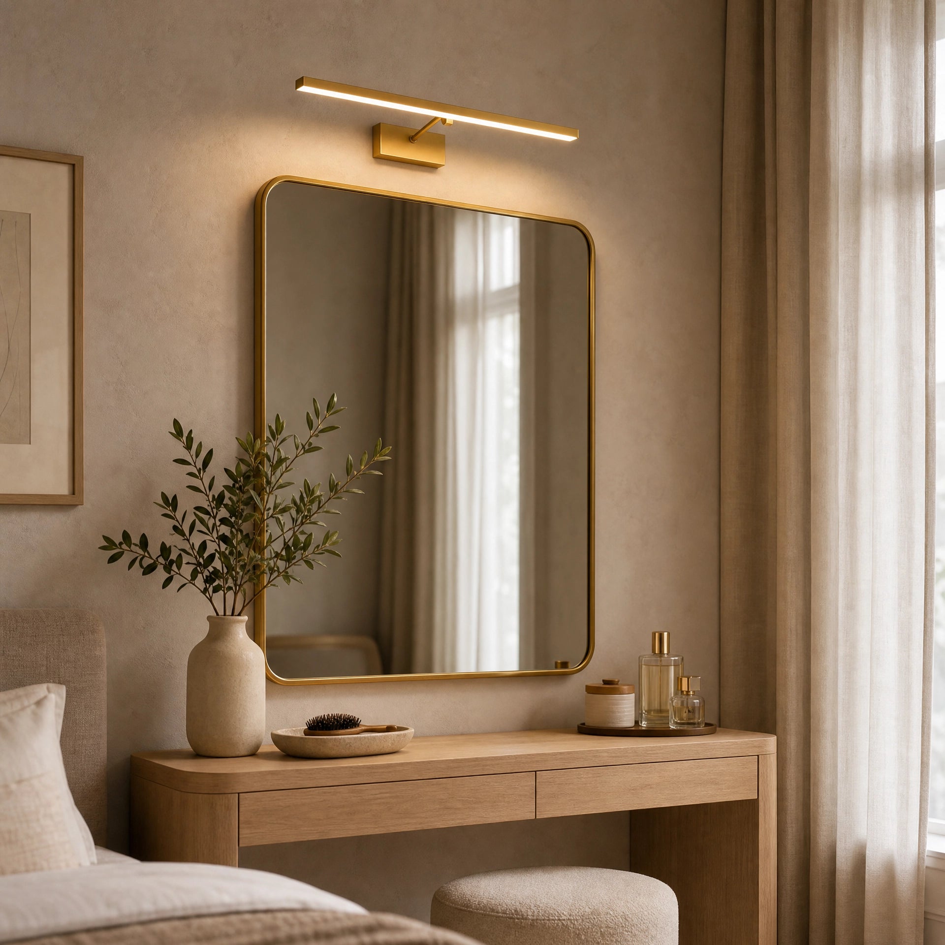 Arandela Articulada LED Gold Slim