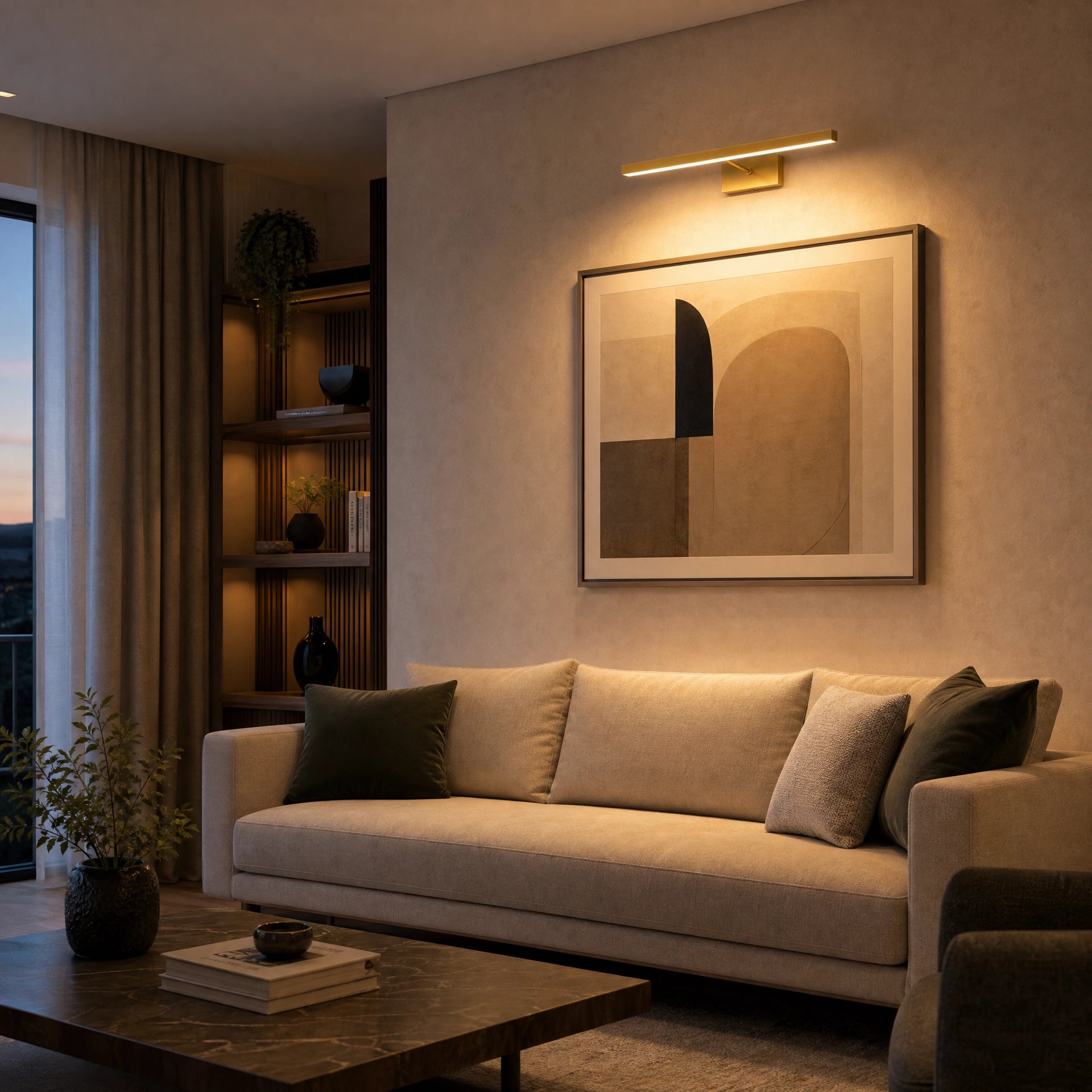 Arandela Articulada LED Gold Slim