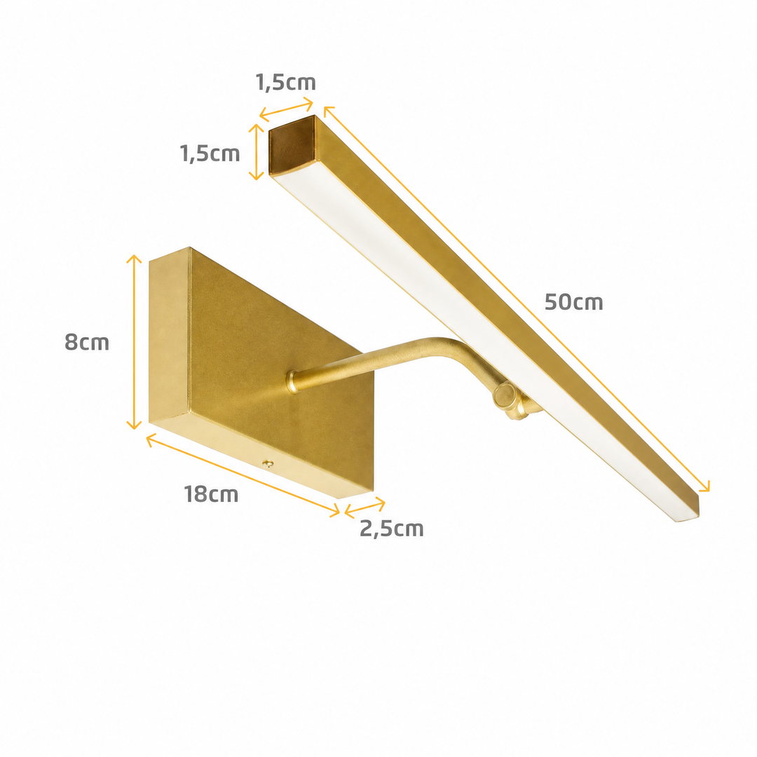 Arandela Articulada LED Gold Slim