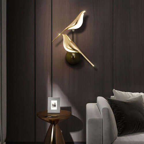 Arandela Pássaro Europeu lummedesign: Iluminação com Toque de Natureza e Sofisticação
