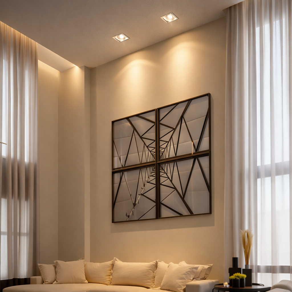 Spot LED de Embutir 7W Quadrado - (Bivolt)
