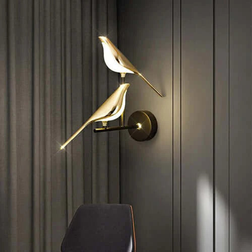 Arandela Pássaro Europeu lummedesign: Iluminação com Toque de Natureza e Sofisticação