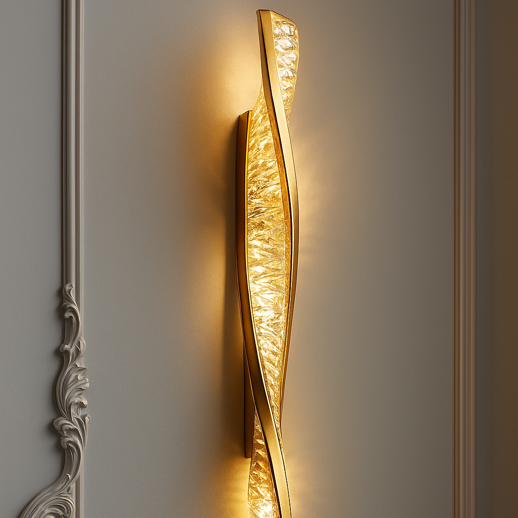 Arandela de Cristal Twist