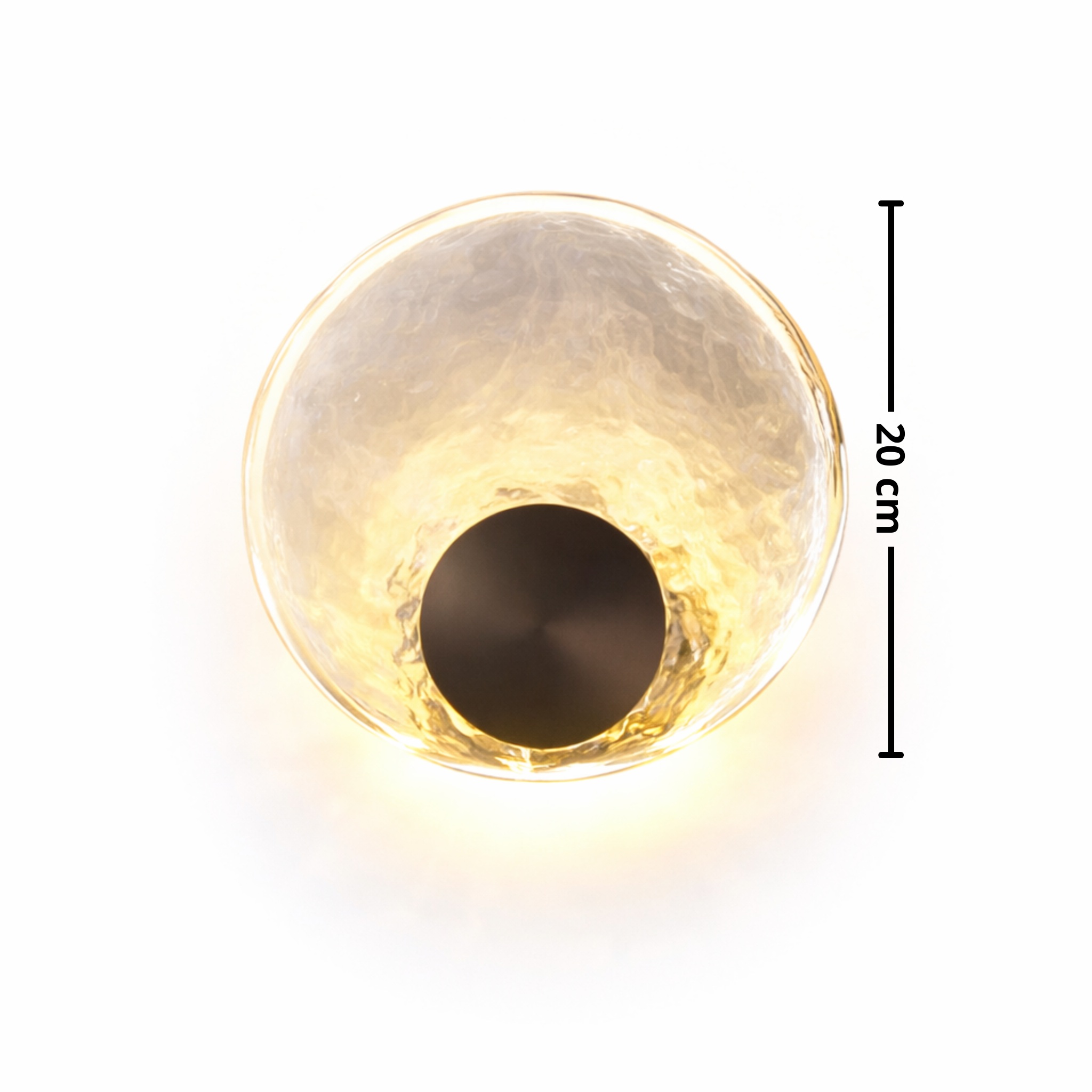 Arandela Eclipse Cristal – LED Integrado (Bivolt)
