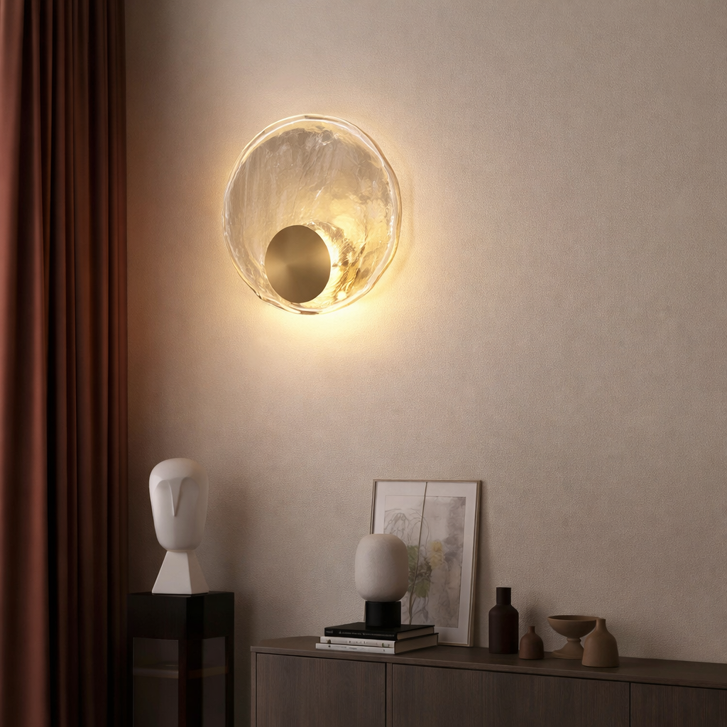 Arandela Eclipse Cristal – LED Integrado (Bivolt)