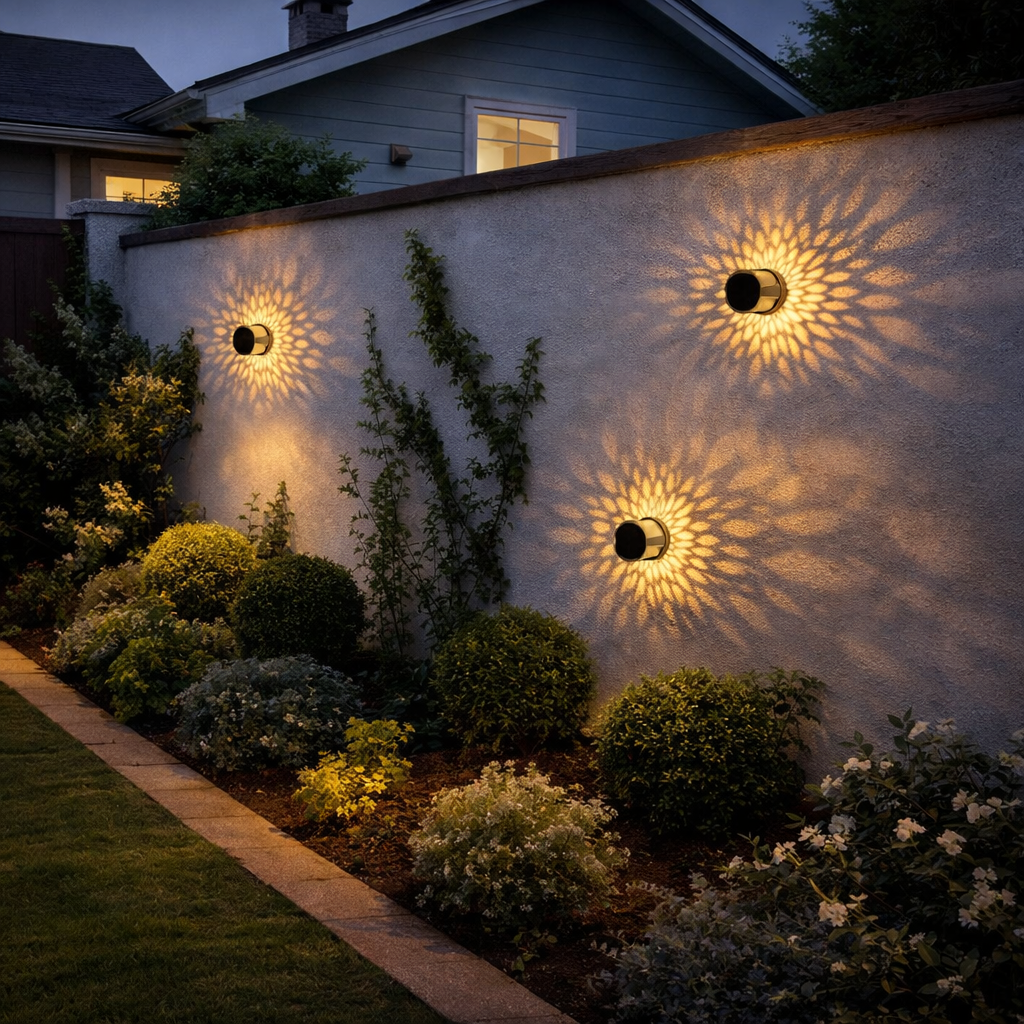 Arandela Mosaico Lux – Solar LED Mandala (IP55)