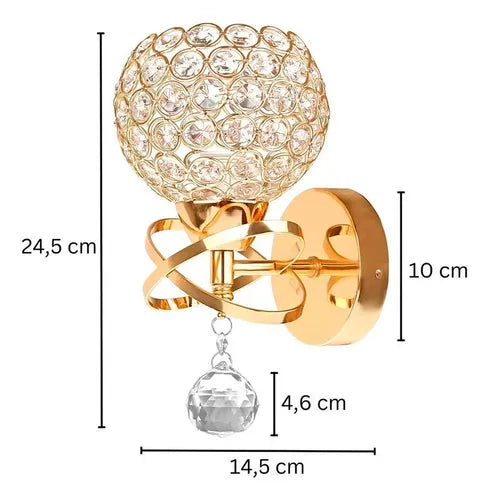 Arandela Crystal Elegance
