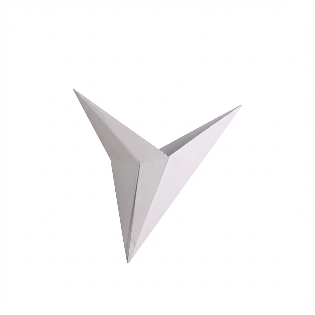 Arandela Prisma — Luz Indireta Up &amp; Down em Metal