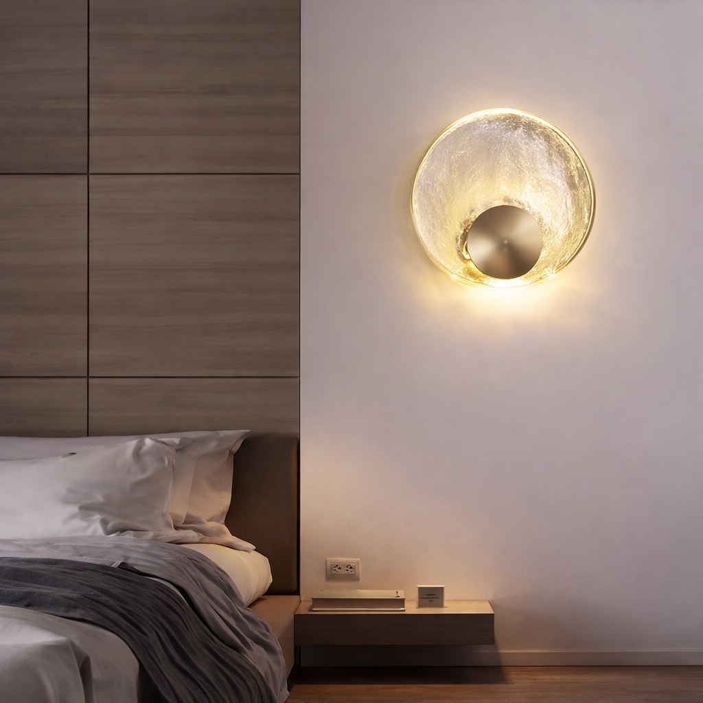 Arandela Eclipse Cristal – LED Integrado (Bivolt)