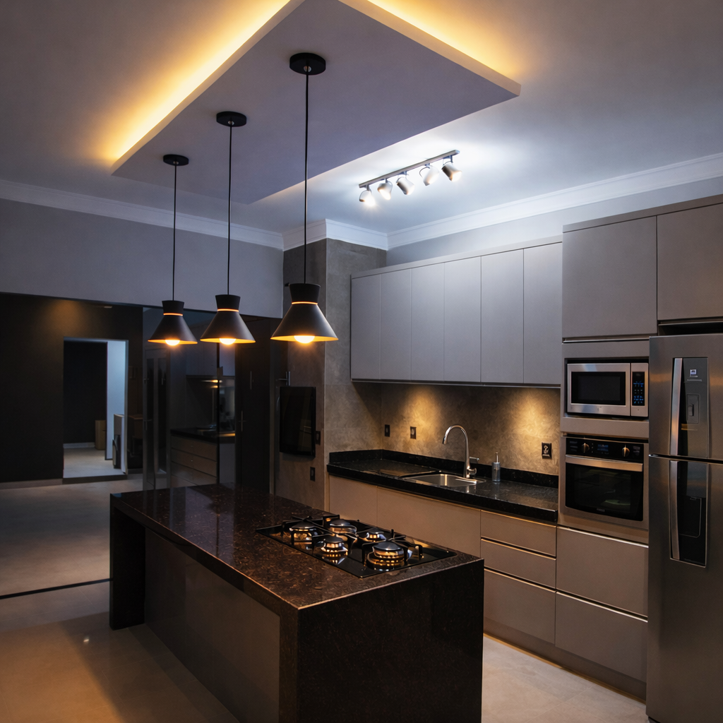 Kit 3× Pendente Mini Berlin 15 cm — Inox, Interior Cobre, E27