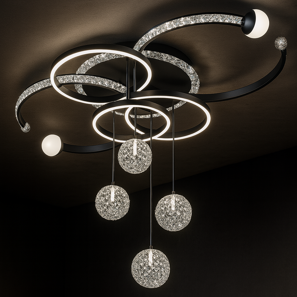 Lustre Moderno de Cristal - Luminous Prestige