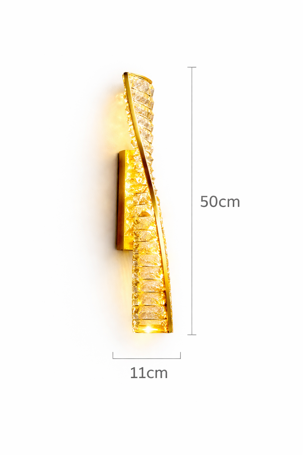 Arandela de Cristal Twist