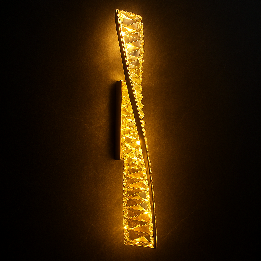 Arandela de Cristal Twist