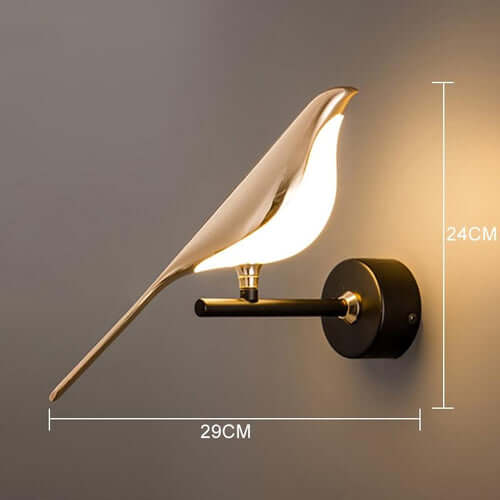 Arandela Pássaro Europeu lummedesign: Iluminação com Toque de Natureza e Sofisticação