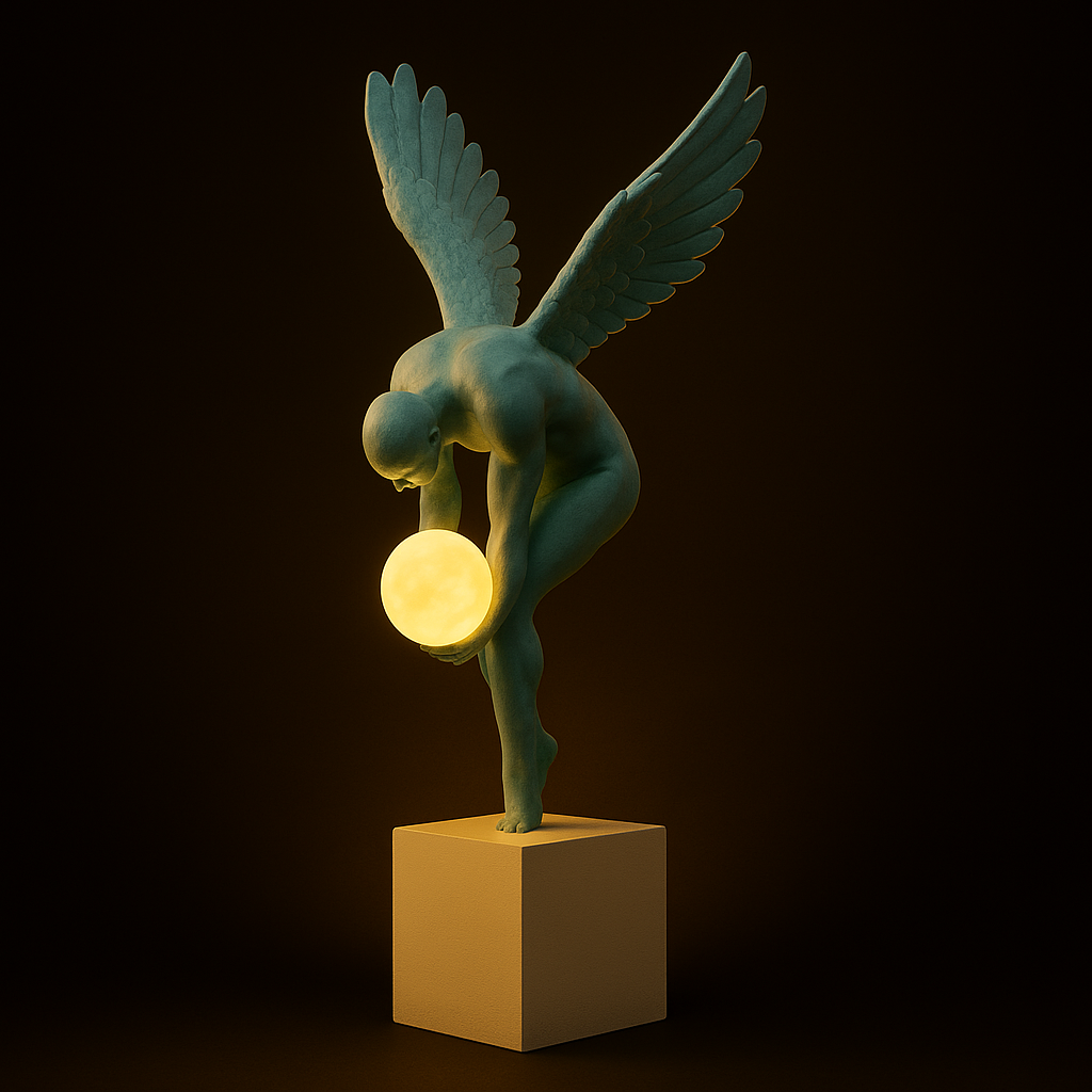 Escultura Alada Helios