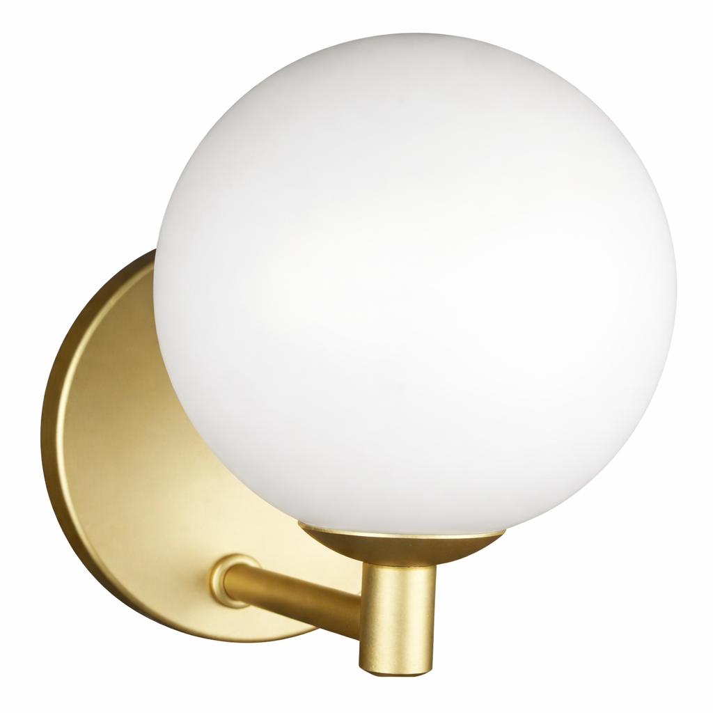 Arandela Orbe Prime — Elegância minimalista com globo de vidro