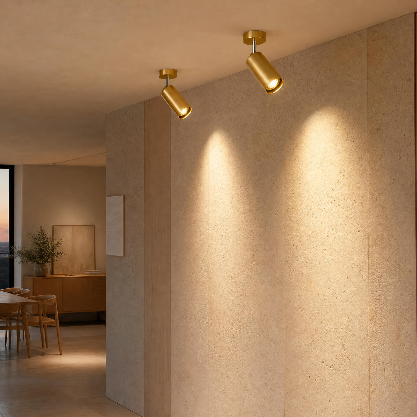 Spot Direcionável Aurum Gold