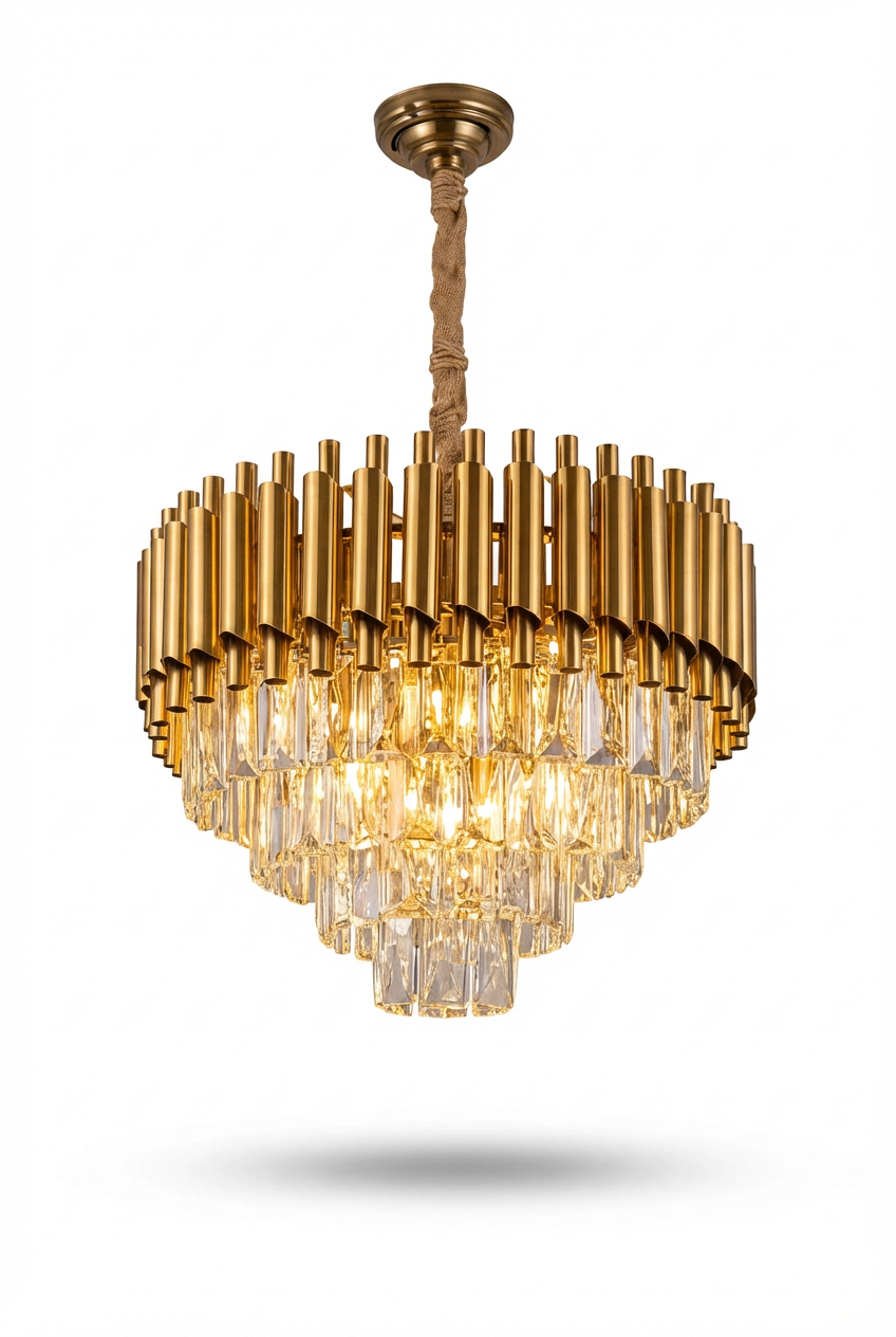 Lustre Pendente Cristal K9 - Lux Aurora